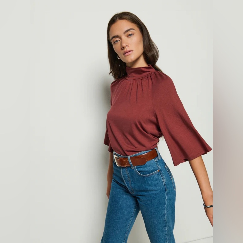NATION LTD Bell Half Sleeve Tee - XS